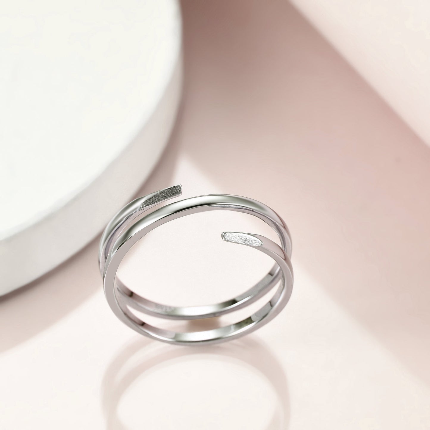 Spiral Twist Open Ring