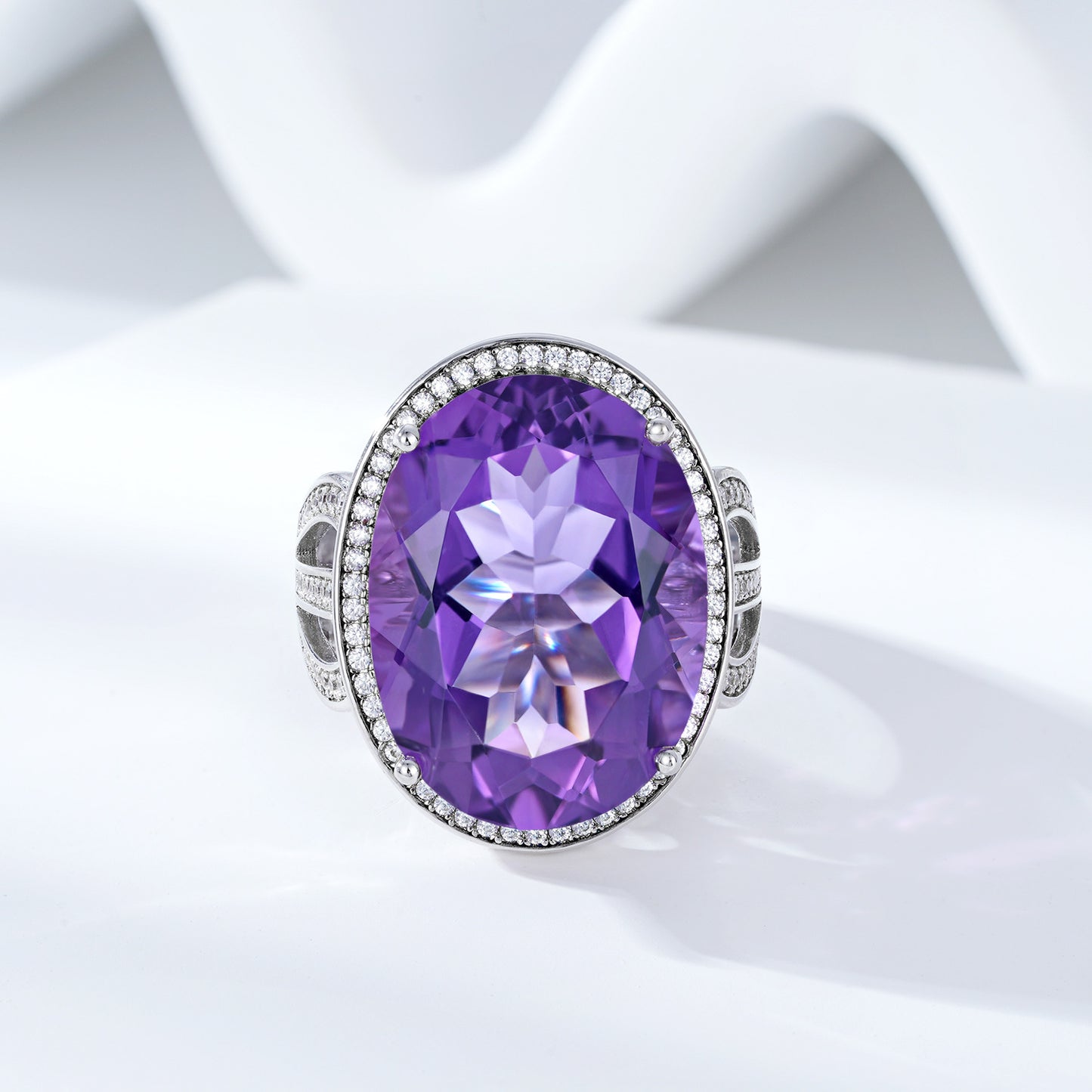 Natural Amethyst Ring
