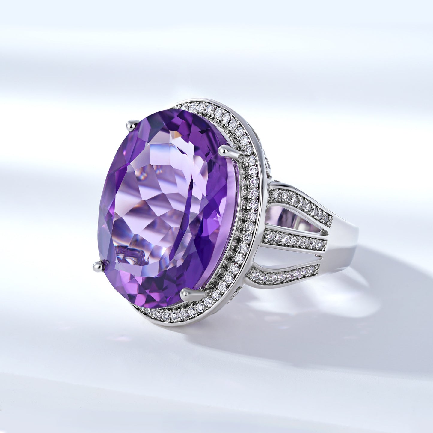 Natural Amethyst Ring